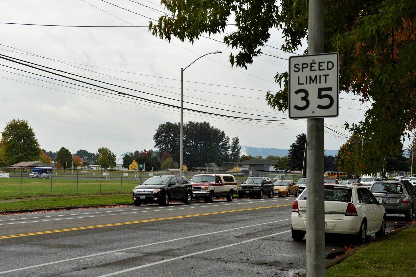 Speed limit sign